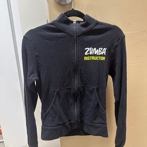 Zumba “I Dare You To Stop Me” Black Zip-Up Jacket